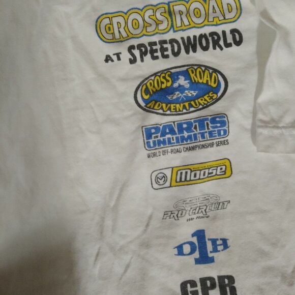 Vintage Cross Road Dirt Bike Race T-Shirt - Picture 4 of 8